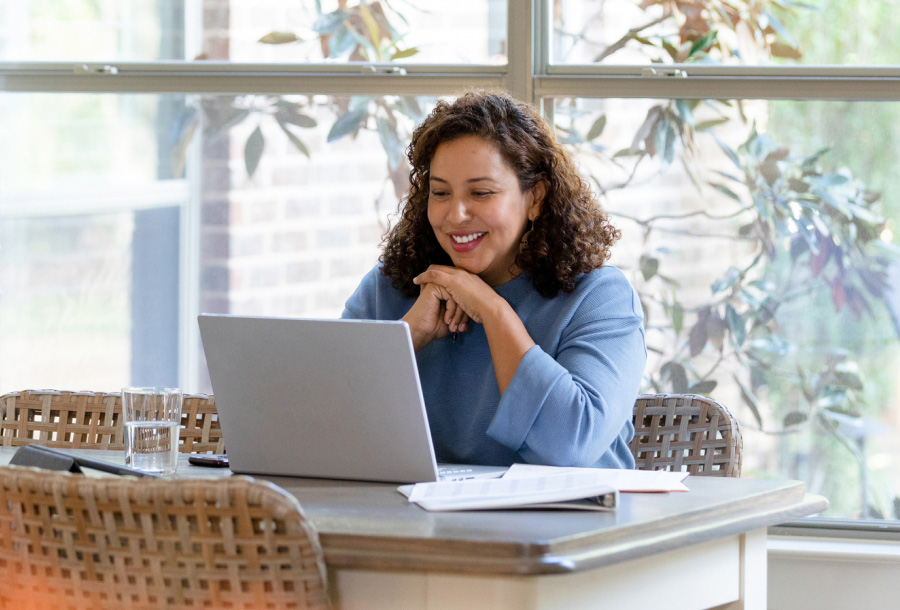 a person checking the FAQs on Zelle funds transfer system