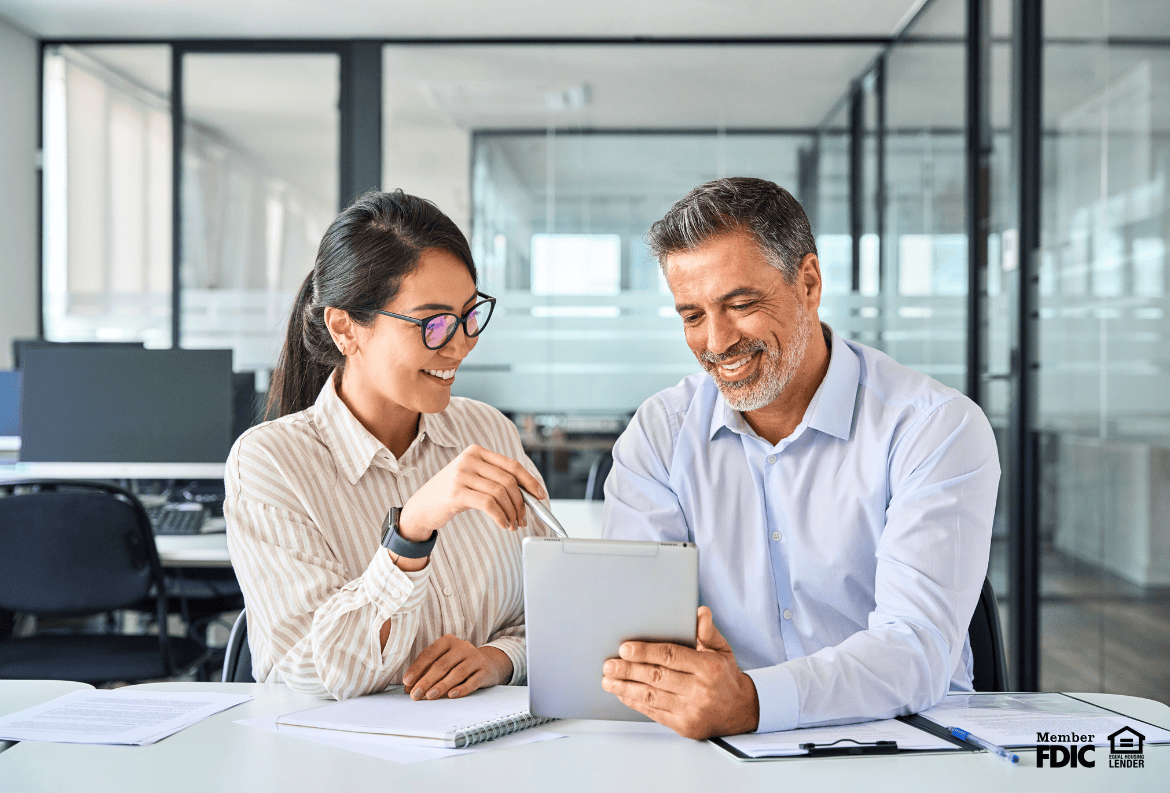 Commercial lenders partnering to give the best loan solutions for their business clients.