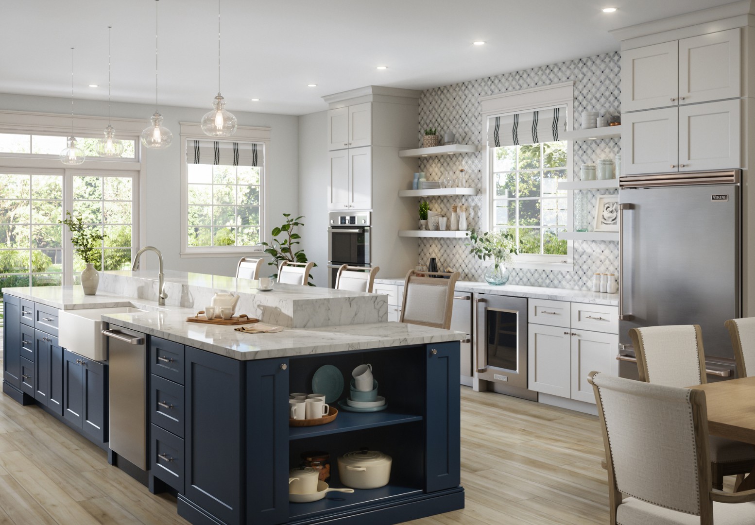 picture of a kitchen remodeling project from CabinetsAndMore.com by Kitchen Renovation