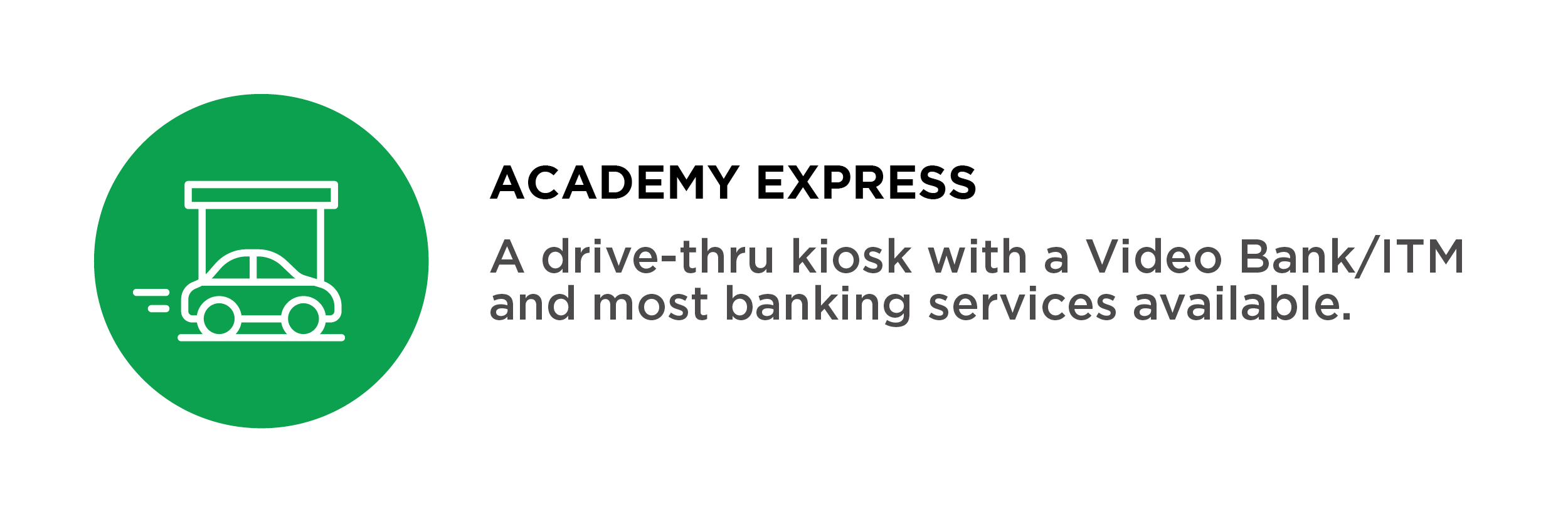 Academy Express - Video Banking and ITM services